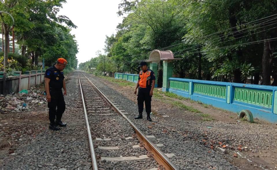 Lokasi pria tanpa identitas tersambar kereta api di Probolinggo