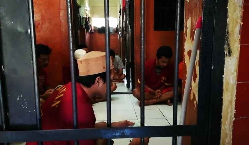 Ruang tahanan di Mapolres Pasuruan