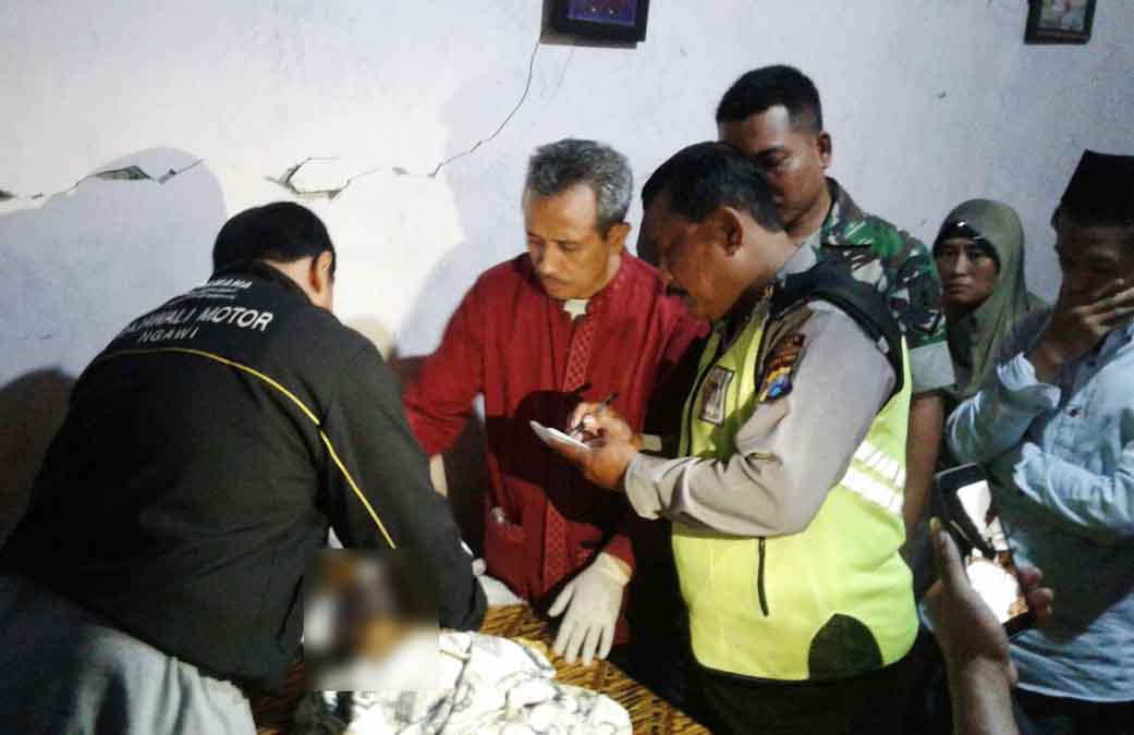 Asa Ayu Rahmawati, balita tenggelam di kolam Desa jagir Ngawi.