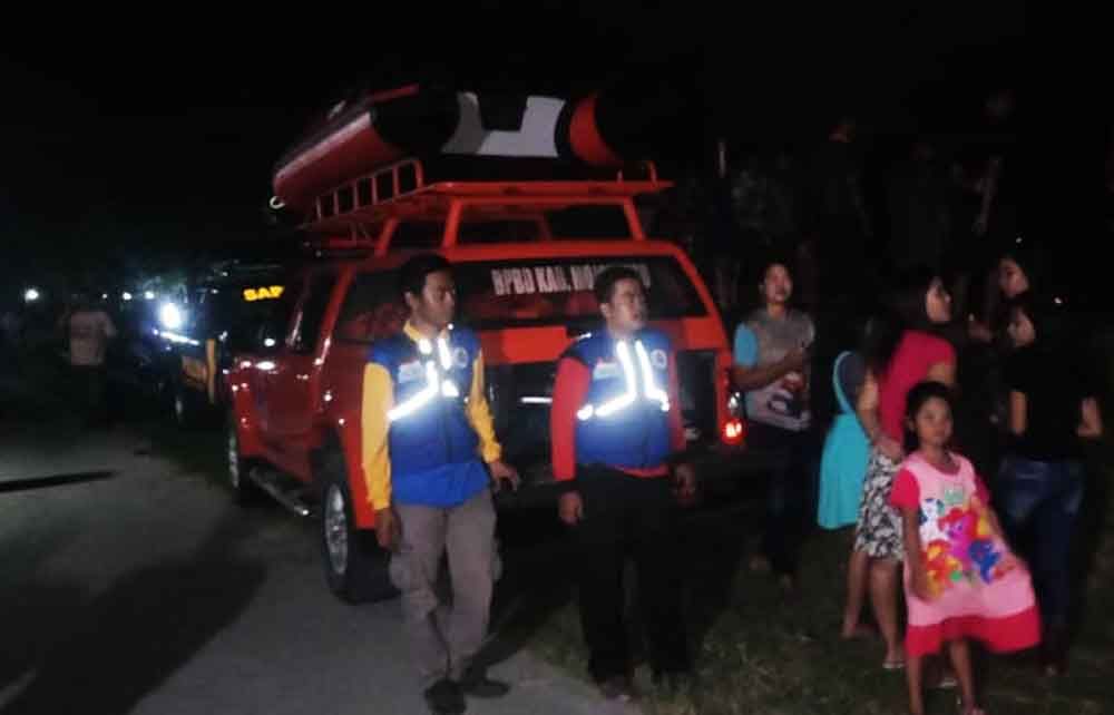 Proses pencarian korban tenggelam