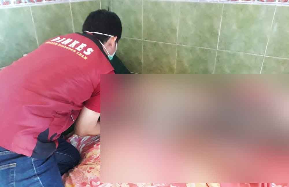 Evakuasi jenazah korban 