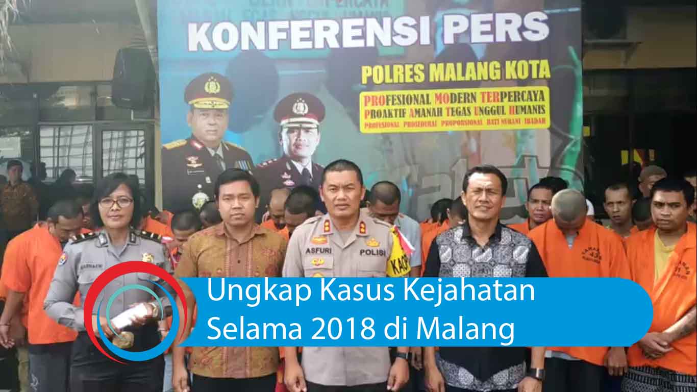 VIdeo: Ungkap Kasus Kejahatan Selama 2018 di Malang
