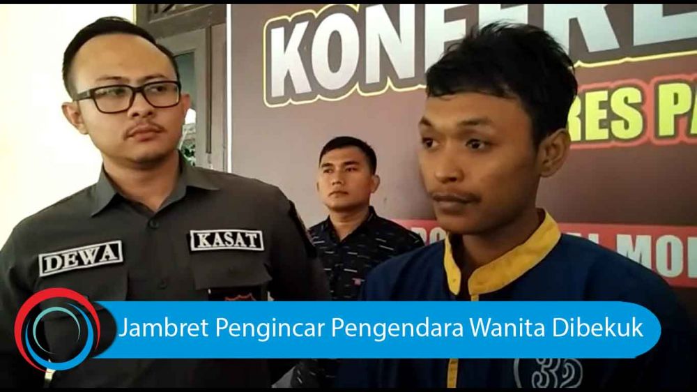 Video: Jambret Pengincar Pengendara Wanita Dibekuk