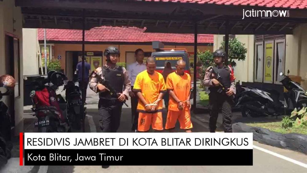 Video: Residivis Jambret di Kota Blitar Diringkus
