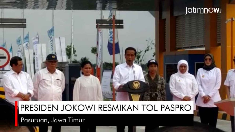 Video: Presiden Jokowi Resmikan Tol Paspro