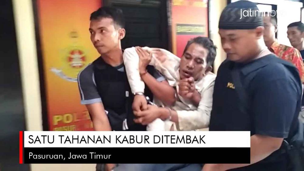 Video: Satu Tahanan yang Kabur dari Kantor Polisi Ditembak
