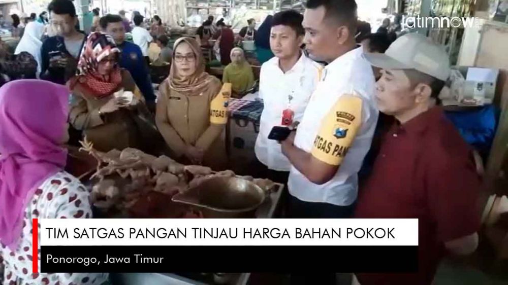 Video: Tim Satgas Pangan Ponorogo Tinjau Harga Bahan Pokok