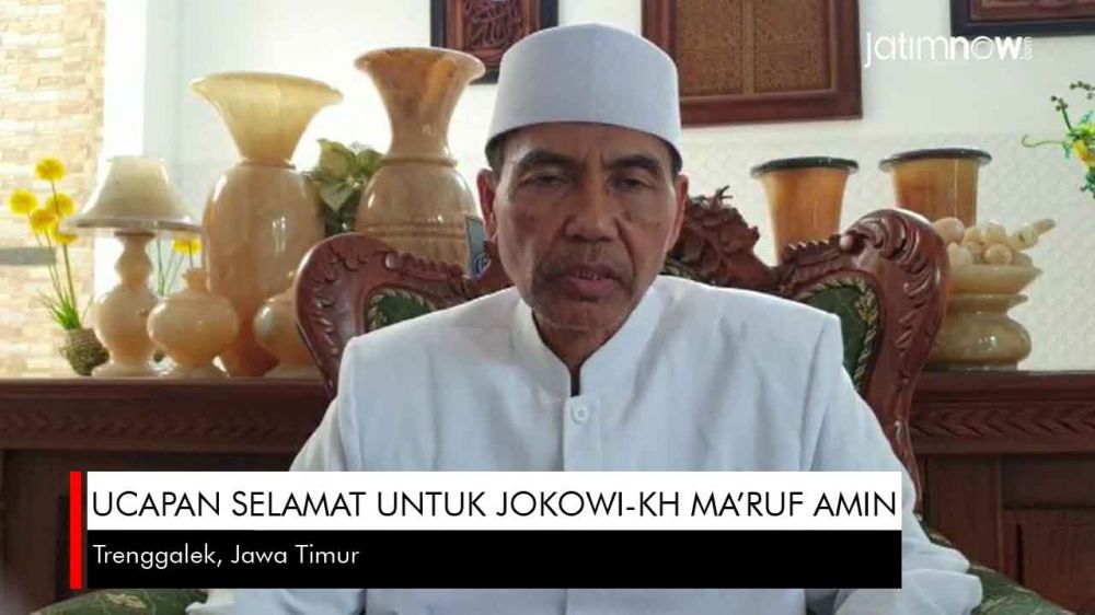 Video: Ucapan Selamat untuk Jokowi-KH Ma'ruf Amin dari Trenggalek