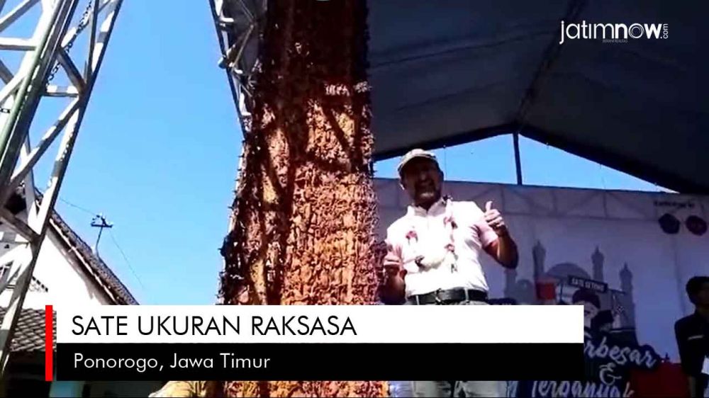 Video: Sate Ayam Ukuran Raksasa dari Ponorogo