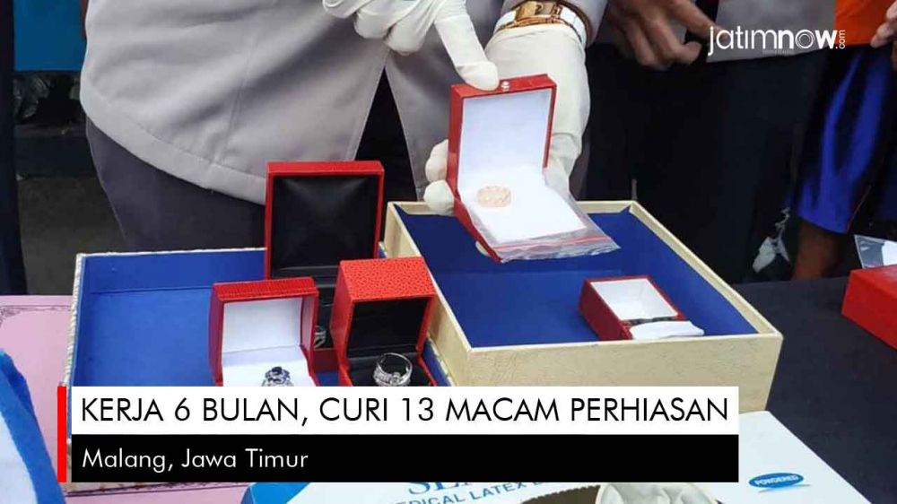 Video: Kerja 6 Bulan, Curi 13 Macam Perhiasan