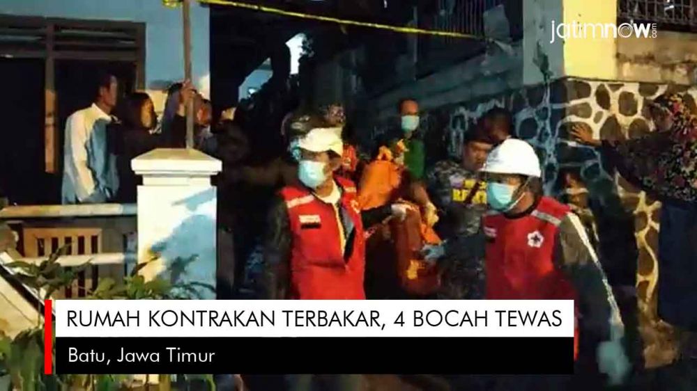 Video: Rumah Kontrakan Terbakar, 4 Bocah Tewas