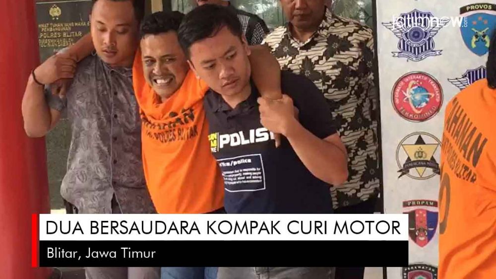Video: Dua Bersaudara Kompak Curi Motor