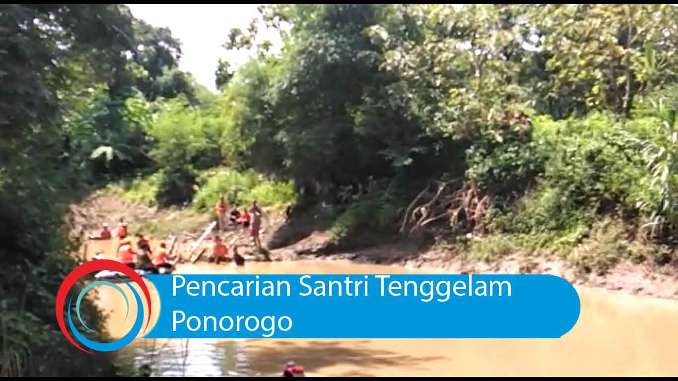 Video: Pencarian Santri Tenggelam Ponorogo