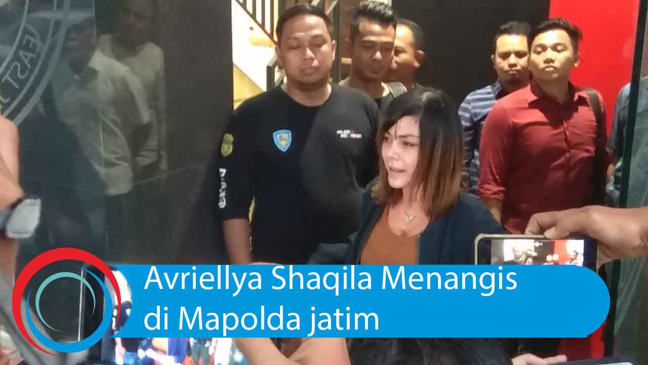 Video: Avriellya Shaqila Menangis di Mapolda Jatim