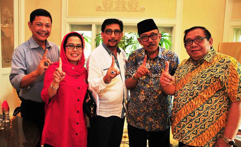 Kunjungi Imam Utomo, Timses Jokowi Jatim: Pemenangan Makin Mantab