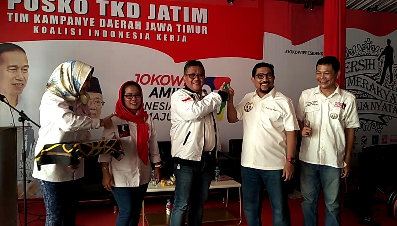 Para Gus dan Lora saat di kantor TKD Jatim