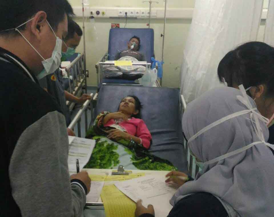 Para TKI  mendapat perawatan medis usai disekap.