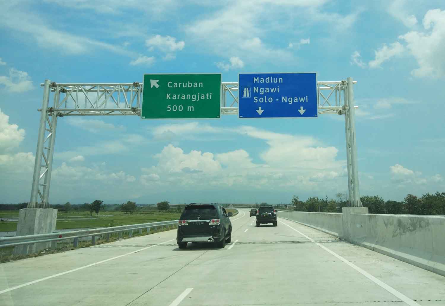 Tol Ngawi-Wilangan yang akan diresmikan Presiden Joko Widodo.