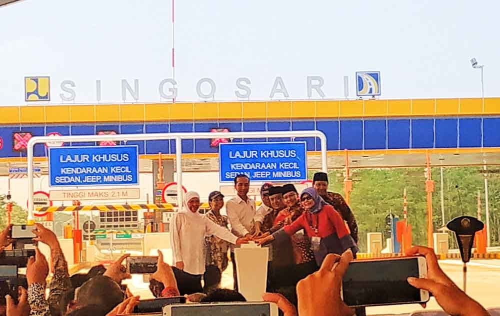 Peresmian Tol  Pandaan-Malang