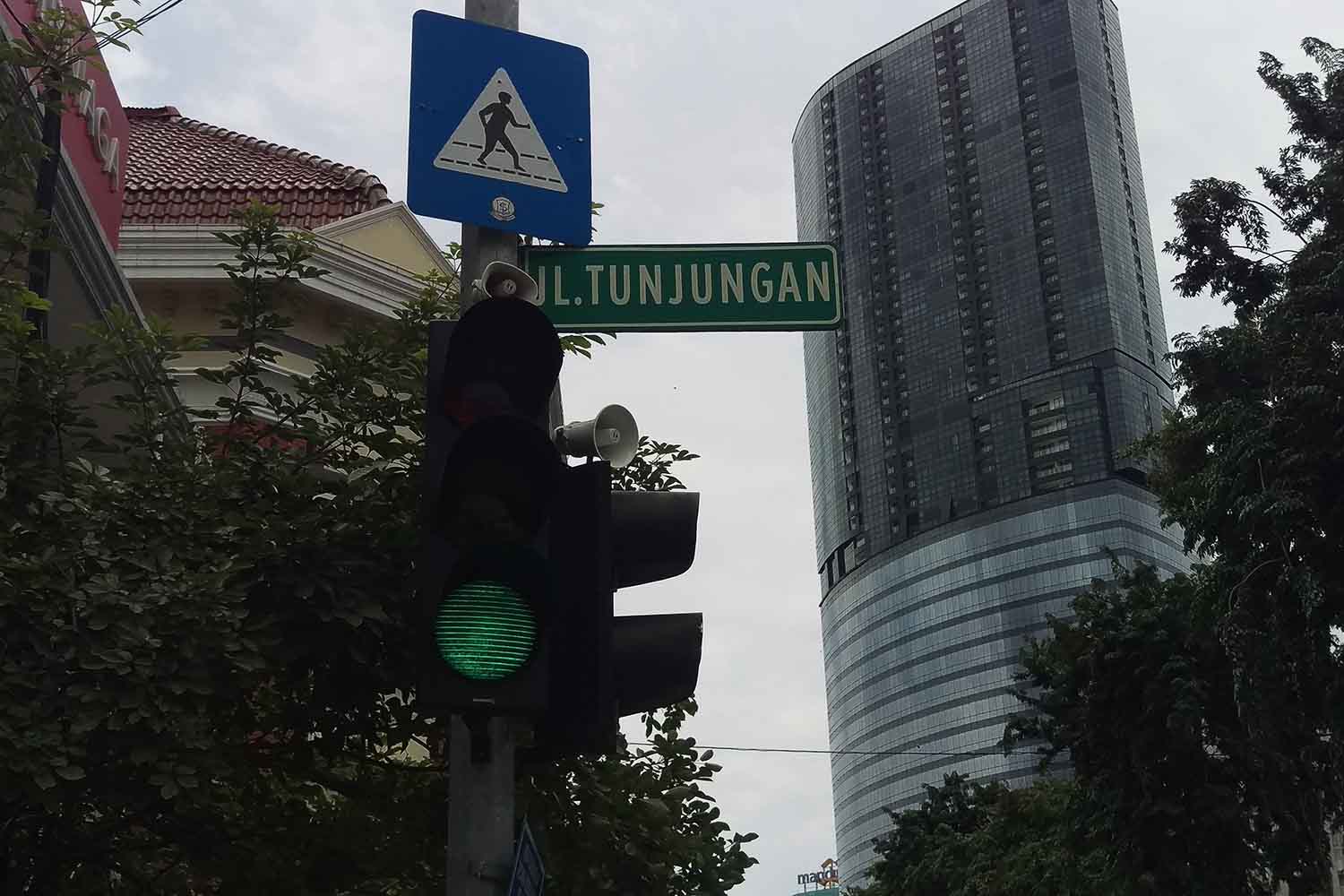 PCTL di Jalan Tunjungan Surabaya