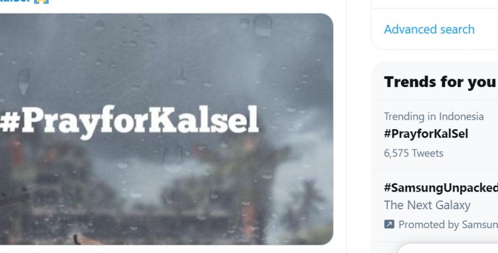 Banjir Kalsel Trending Topic