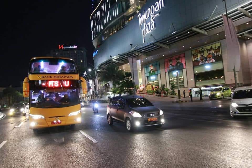 Meski Sudah Diuji Coba, Rute Bus Tingkat di Surabaya Masih Dikaji   