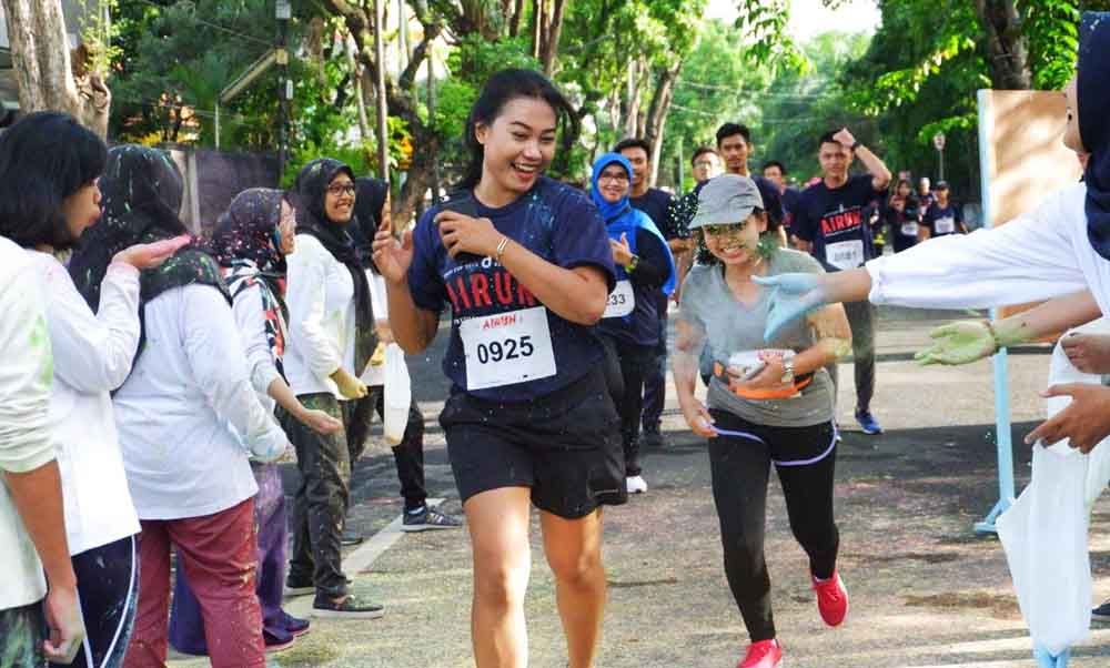 Lomba lari di Universitas FK Unair
