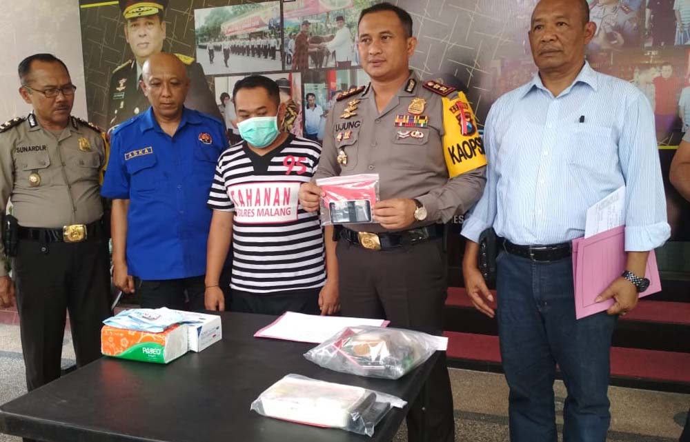 Pegawai UPT Dinas Pendidikan Kabupaten Malang Tertangkap Bawa Sabu